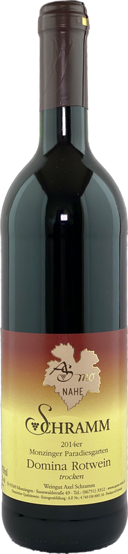 2014er Monzinger Paradiesgarten Domina Rotwein trocken