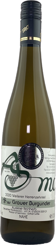 2020er Weilerer Herrenzehntel Grauer Burgunder Auslese feinherb