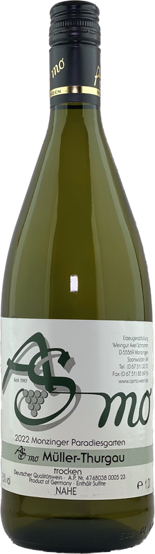 2022er Monzinger Paradiesgarten Müller-Thurgau trocken