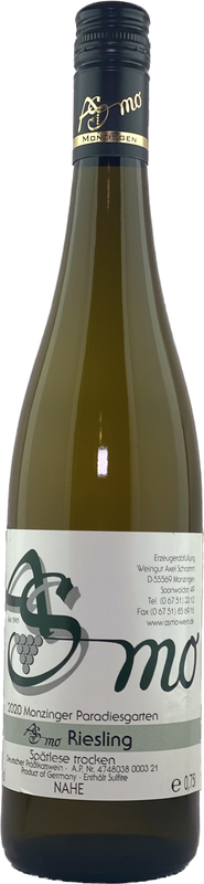2020er Monzinger Paradiesgarten Riesling Spätlese trocken