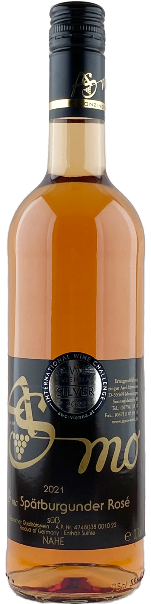 2021er Weilerer Heiligenberg Spätburgunder Rosé süß